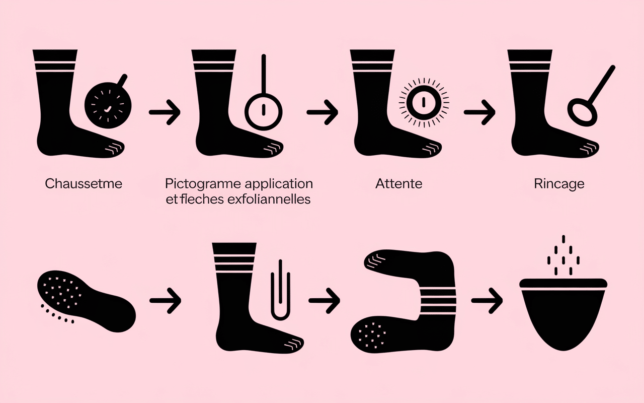 infographieetapesapplicationpeelingpied