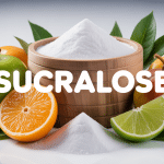 cuillere bois poudre sucralose fruits frais vertes