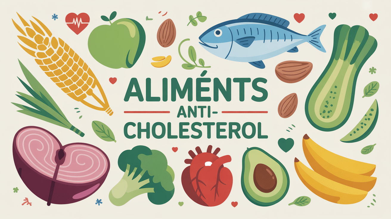 Composition colorée d'aliments anti-cholestérol