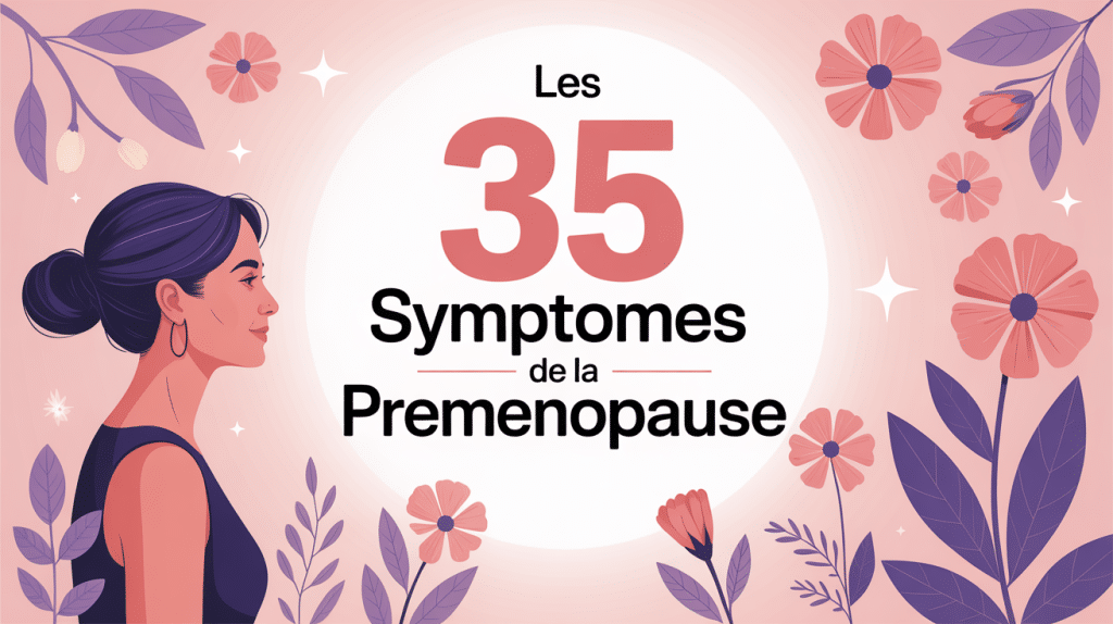 Illustration femme mature symboles bien-être