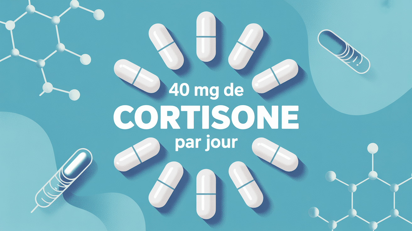 Comprimés et seringue, 40 mg cortisone, est-ce beaucoup