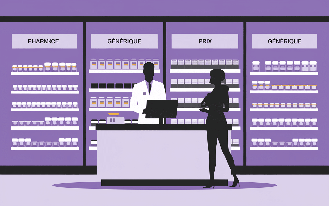 Scène d'achat de Lactibiane en pharmacie