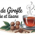 Tasse de thé et clous de girofle