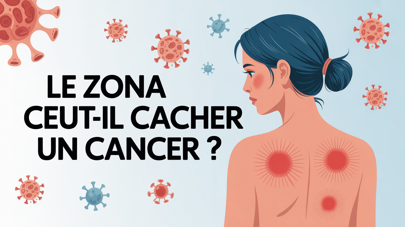 Illustration médicale du zona cancan