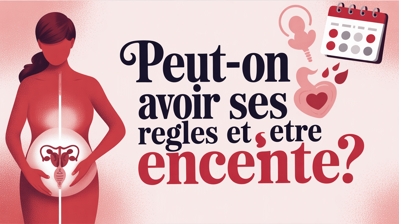 Illustration silhouette féminine grossesse menstruation