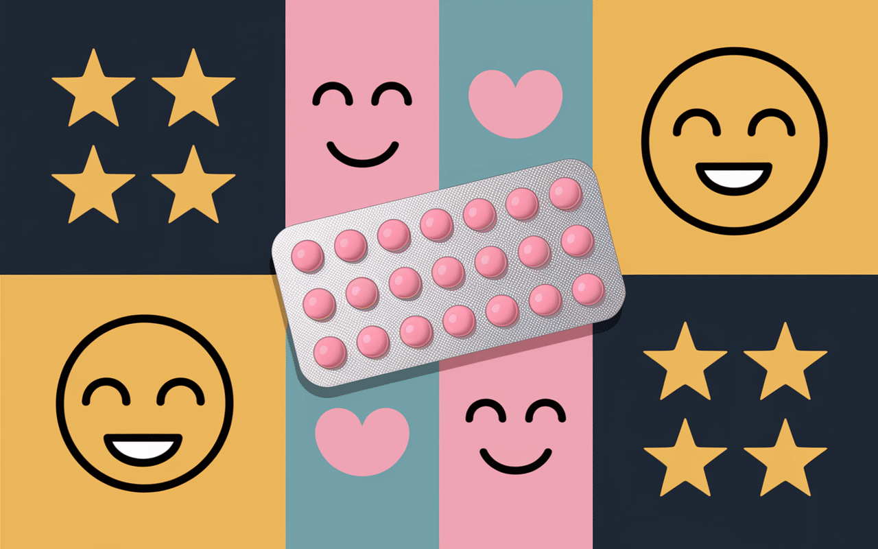 Symboles positifs pilule Optimizette