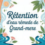 Illustration rétention d'eau et remèdes naturels
