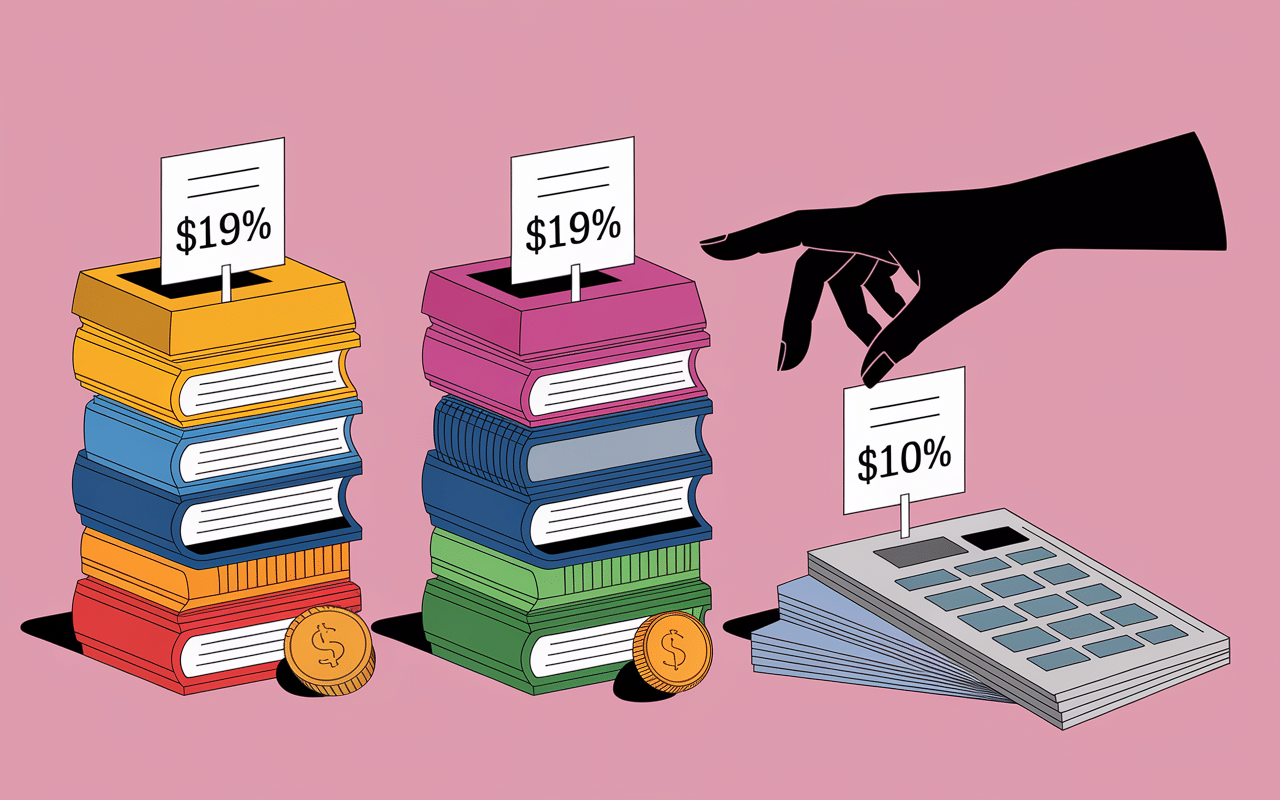 Magazines avec prix et outils de calcul