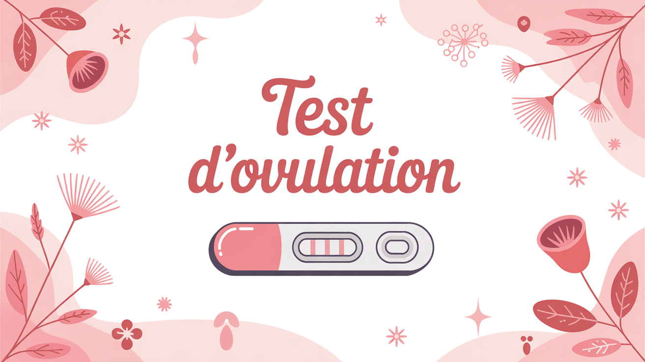 Création visuelle de test d'ovulation