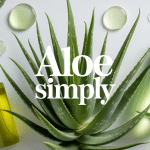Aloe Simply composition avec aloe vera et produits cosmétiques naturels
