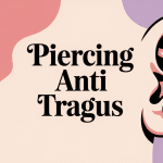 Illustration anti tragus oreille bijou dore