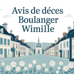 avis de décès boulanger wimille panneau municipal
