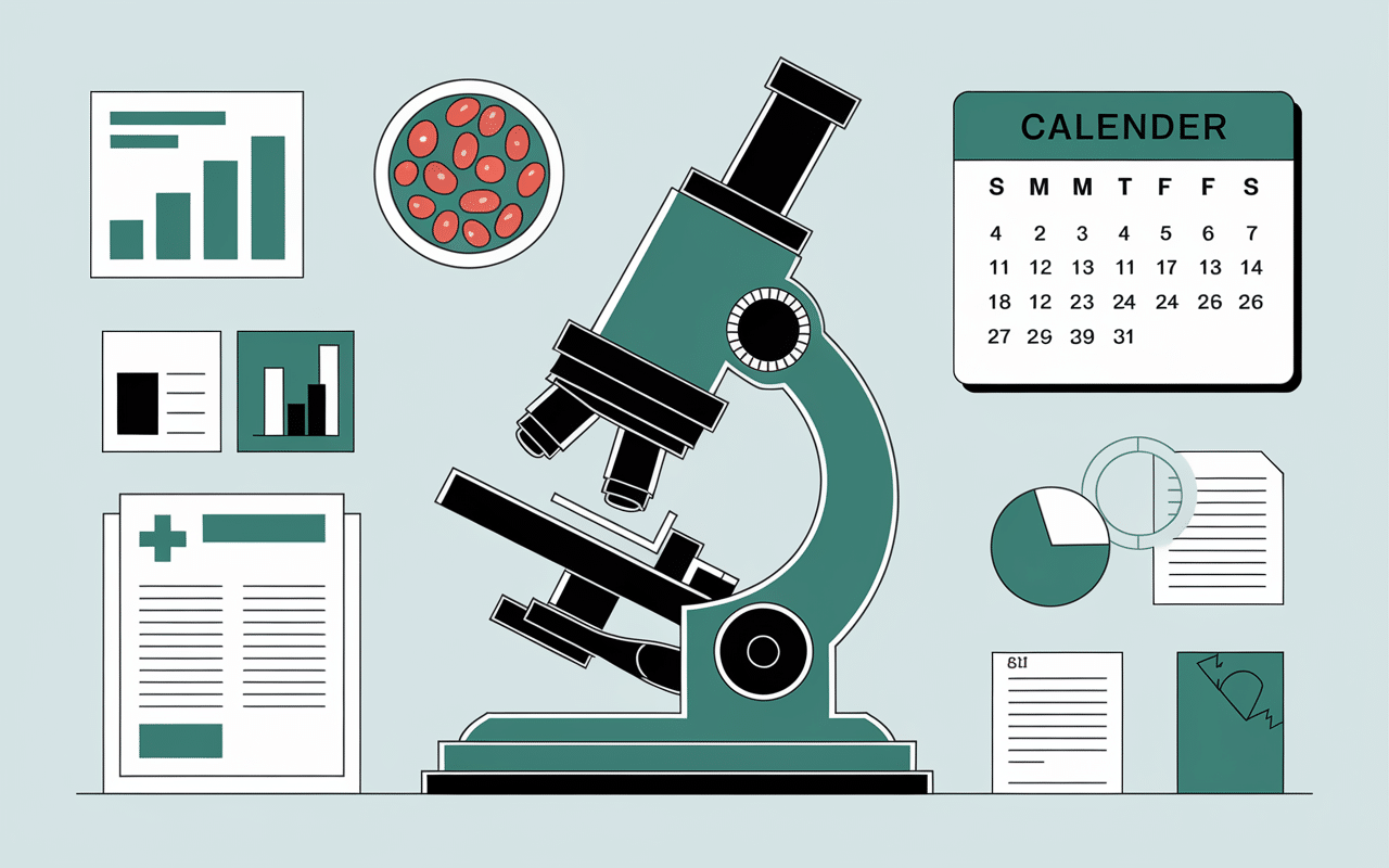 Cytoponction microscope cellules résultats suivi