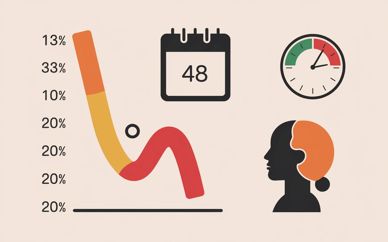 Graphique évolution extraction dent de sagesse douleur combien de temps