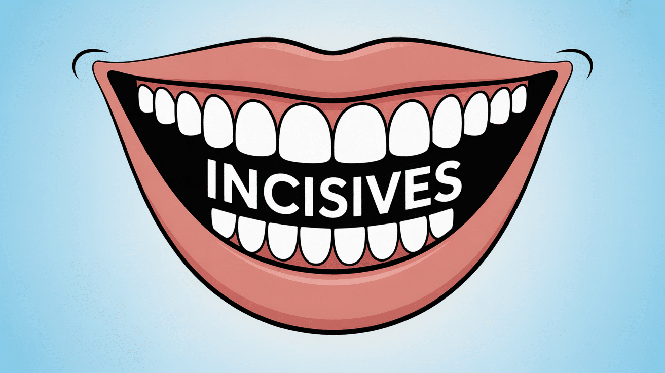 illustration incisive dent bouche sourire