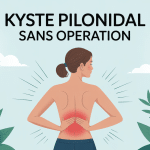 kyste pilonidal traitement sans opération illustration soins non chirurgicaux