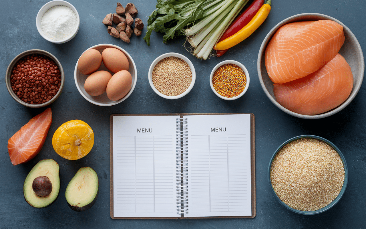 Exemple concret menu diabétique pour une semaine