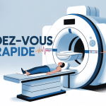 ou passer une irm rapidement illustration appareil irm stylisé