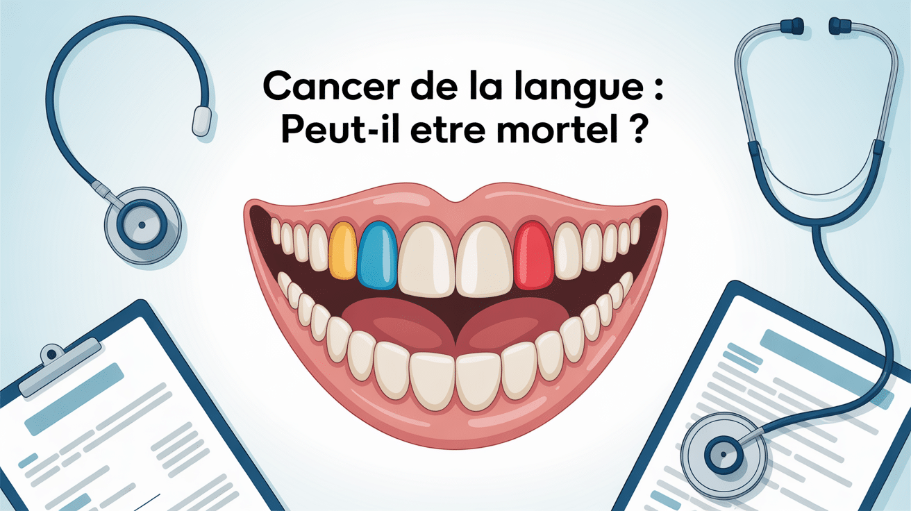 peut-on mourir du cancer de la langue vue médicale stylisée