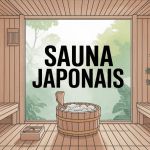 sauna japonais en bois ambiance zen vapeur douce