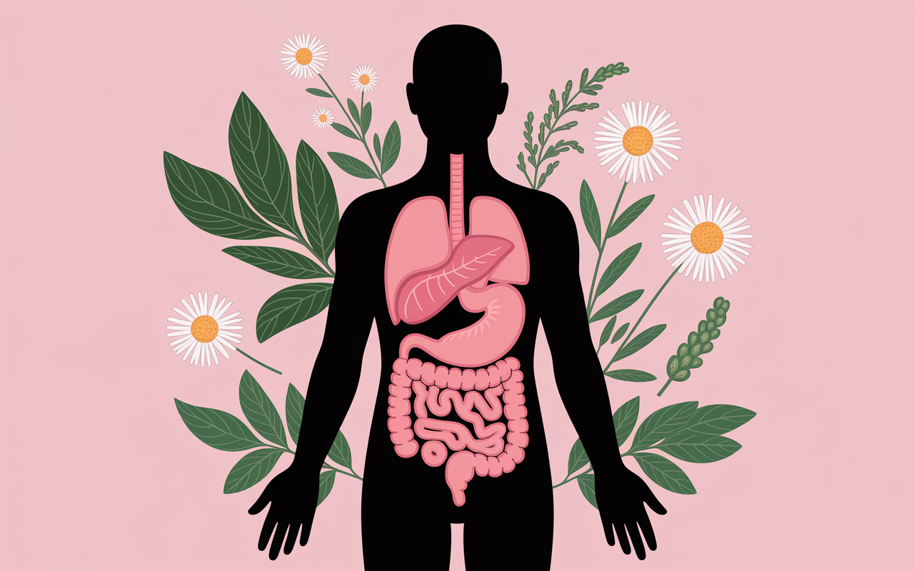 Tisane digestion système digestif et plantes