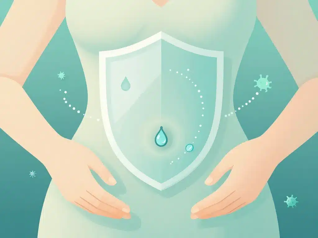 Illustration entretien anneau nombril piercing avec bouclier et gouttes salines