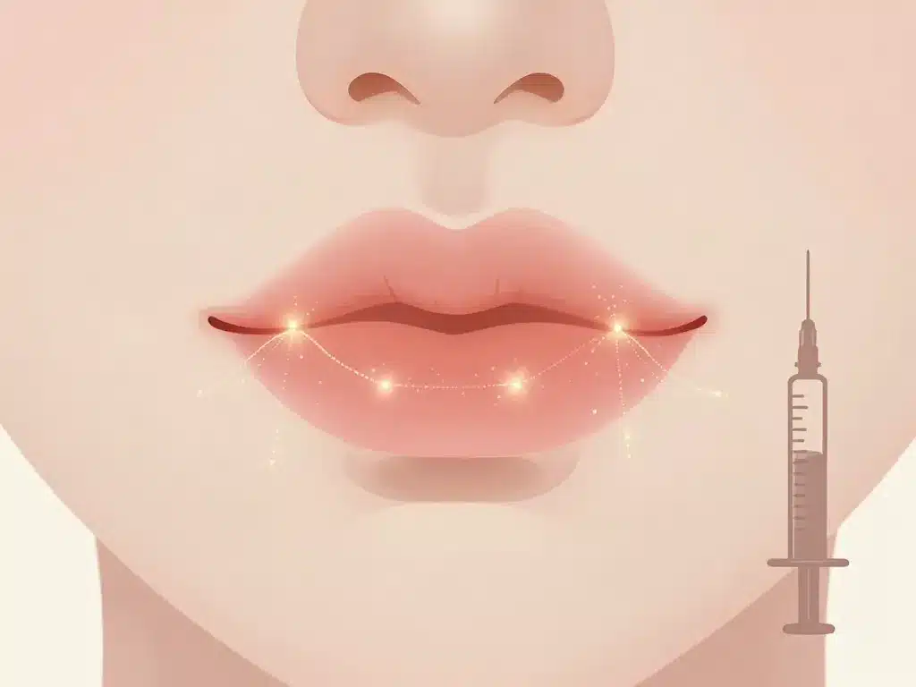 mise en valeur de l’arc de cupidon par micro-injections