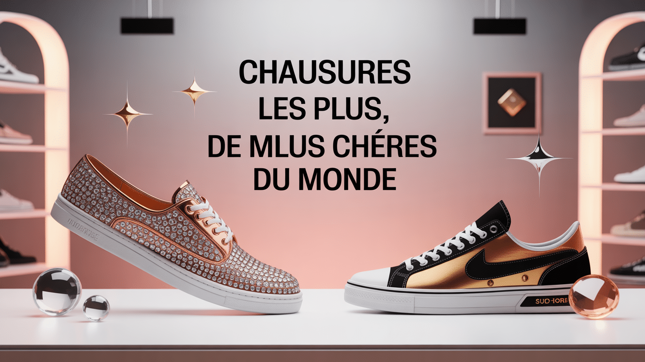 Panorama chaussure les plus cher du monde, escarpin diamant et sneaker