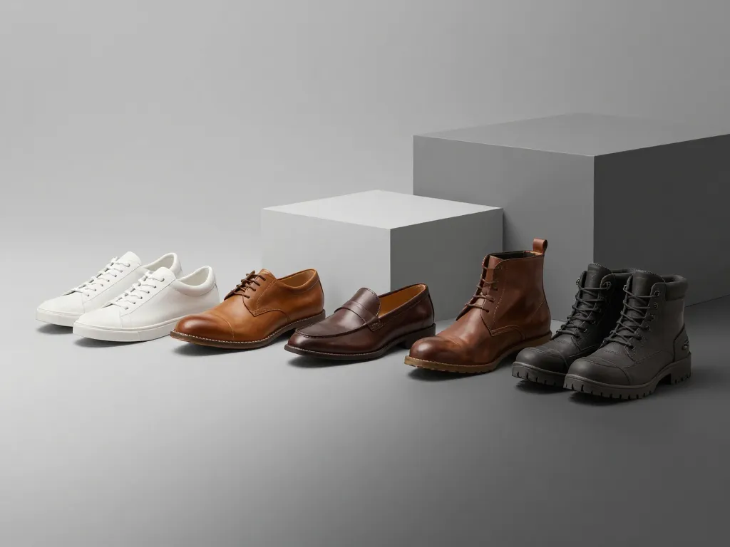 Line-up des chaussures marques homme du casual au formel