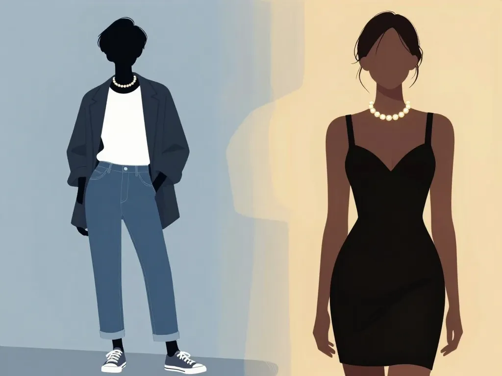 collier perle ras de cou style casual et soirée