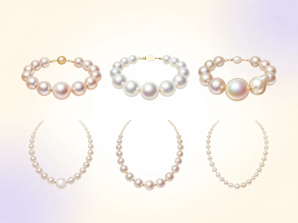 collier perle ras de cou comparatif perles et tailles
