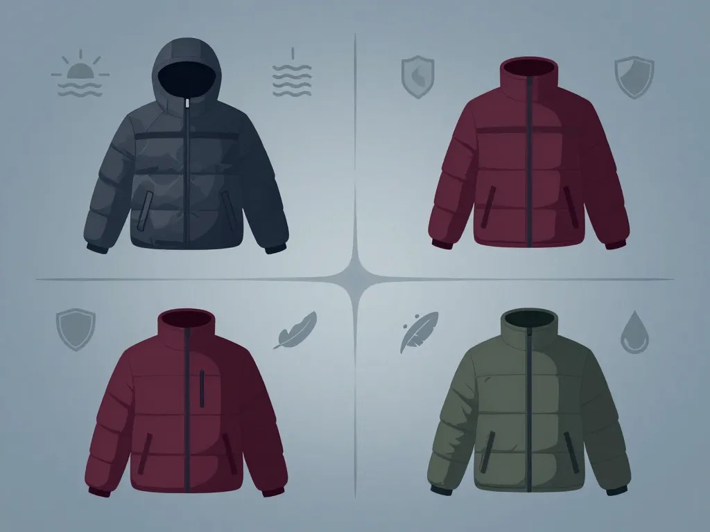 doudoune marque schéma catégories technique luxe valeur