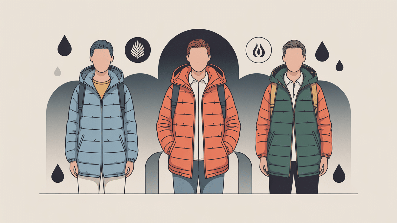 doudoune marque guide visuel usage budget qualité