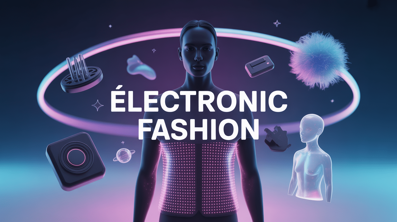 electronic fashion, fusion textile intelligent et avatar