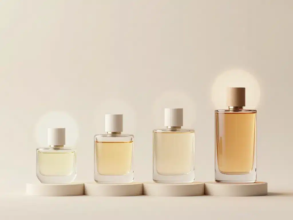 diagramme level parfum des concentrations