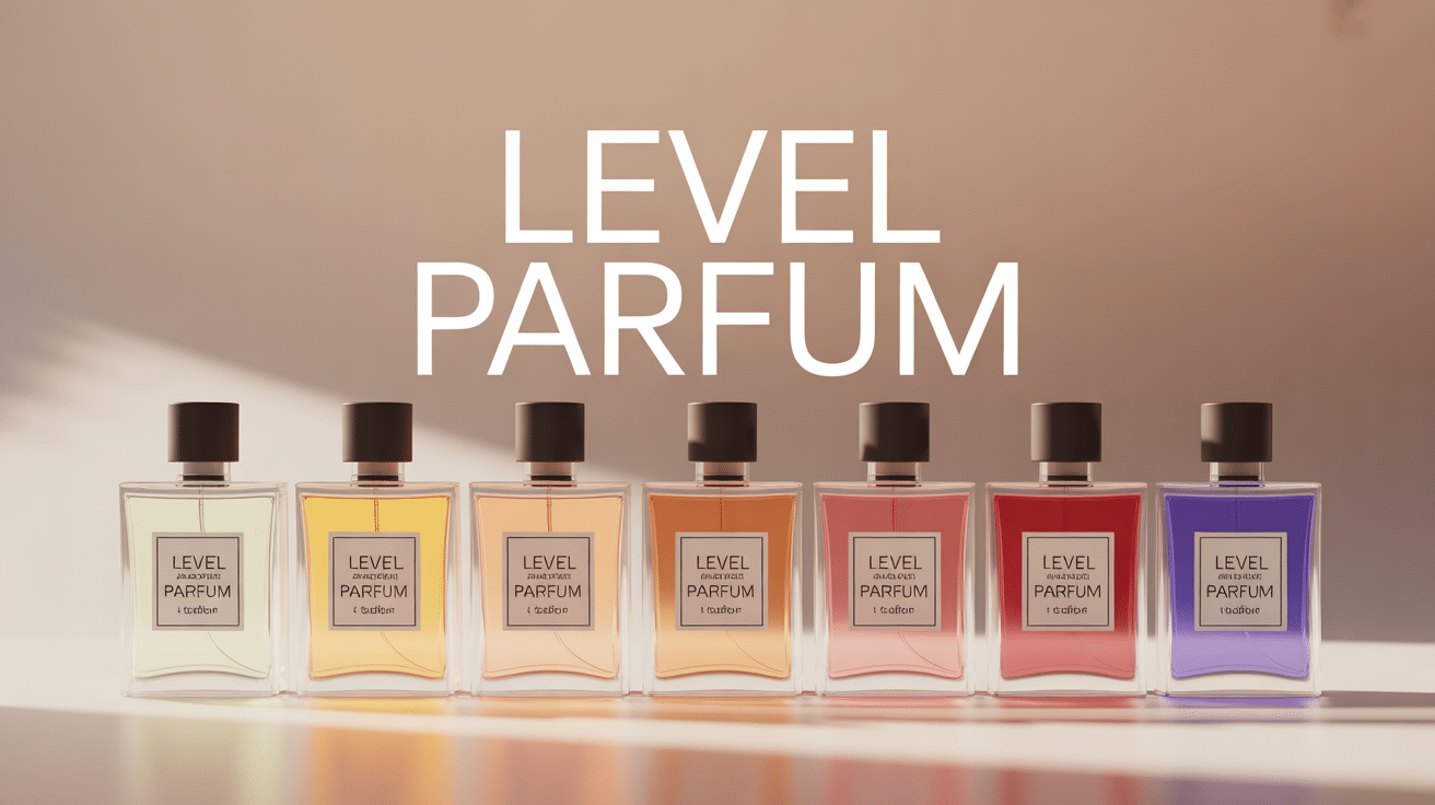level parfum visuel des concentrations des parfums