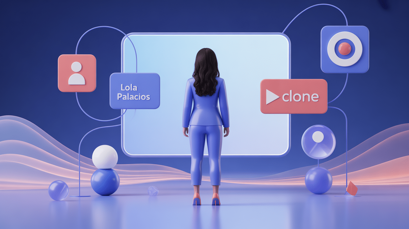 illustration de lola palacios et de sa présence en ligne