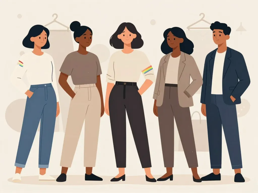 Tenues quotidiennes avec détails arc-en-ciel, love is love clothing