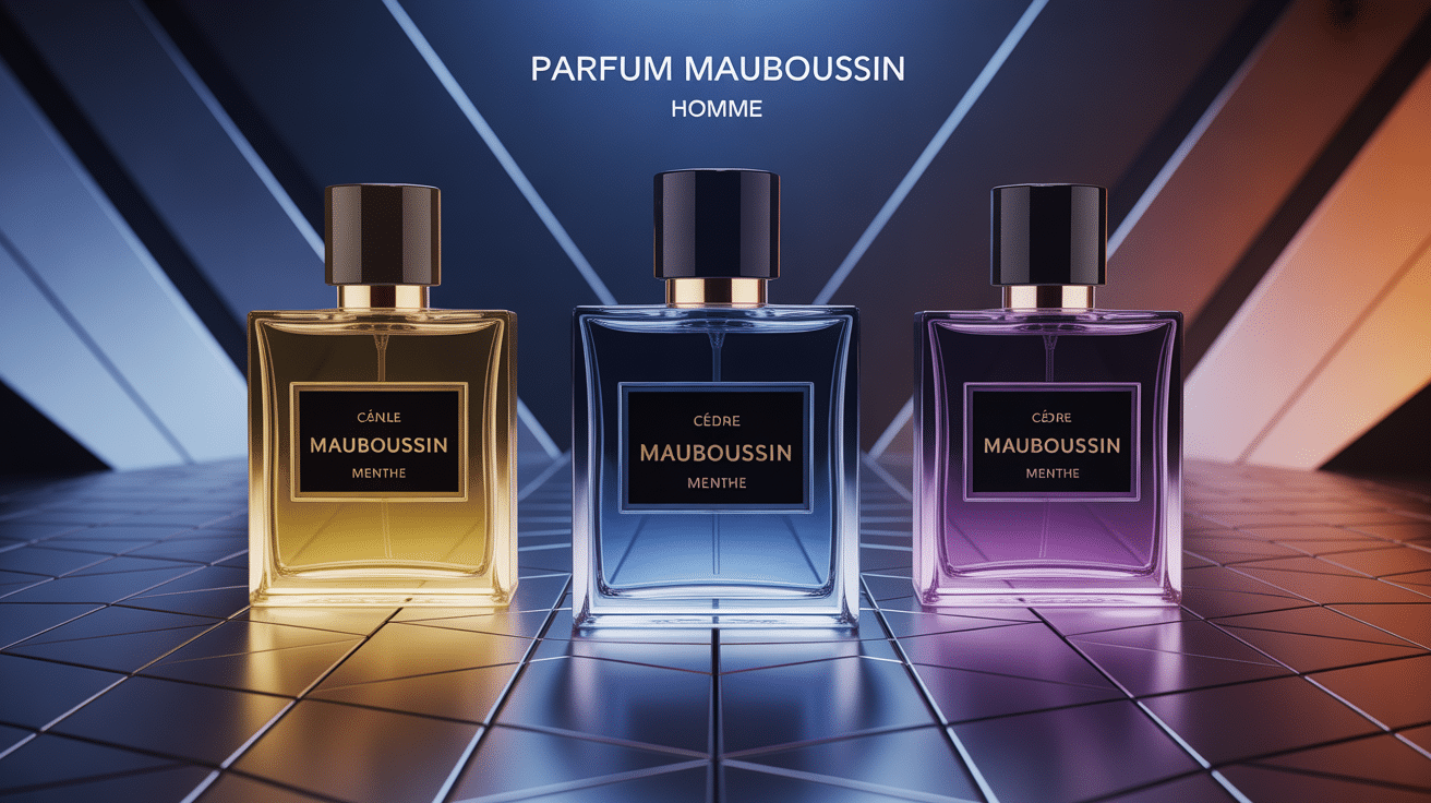 mauboussin parfum pour homme, univers olfactif élégant et accessible