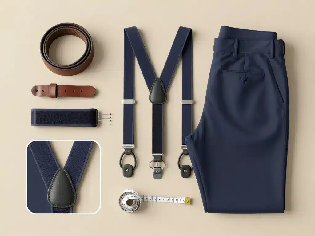 Accessoires pour éviter le pantalon qui descend