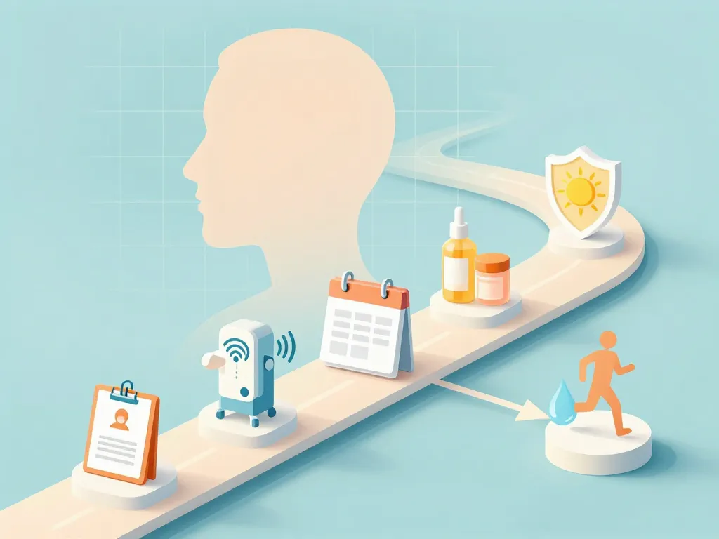 radiofréquence visage avant après roadmap préparation soins