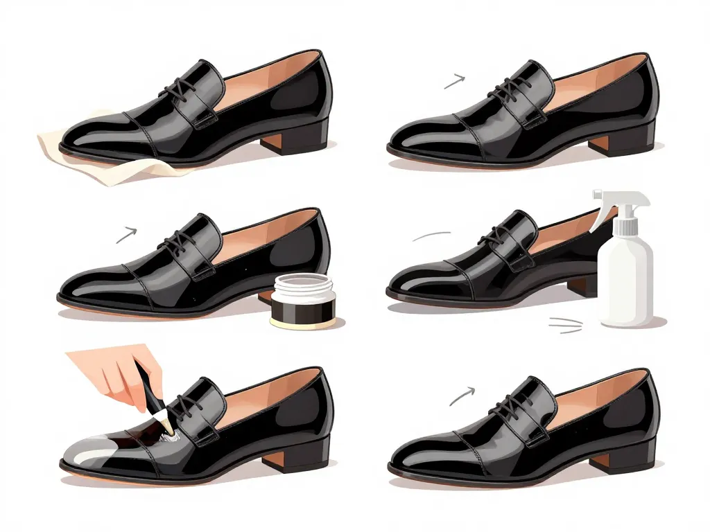 Réparer chaussures vernies craquelées pas à pas à la maison