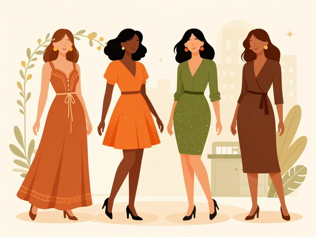 Looks robe année 70 adaptés aux silhouettes et occasions