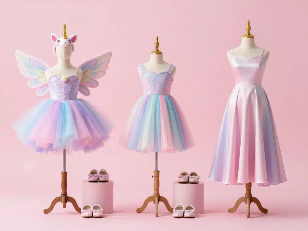 robe licorne mannequins enfant ado adulte