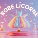 robe licorne illustration féerique