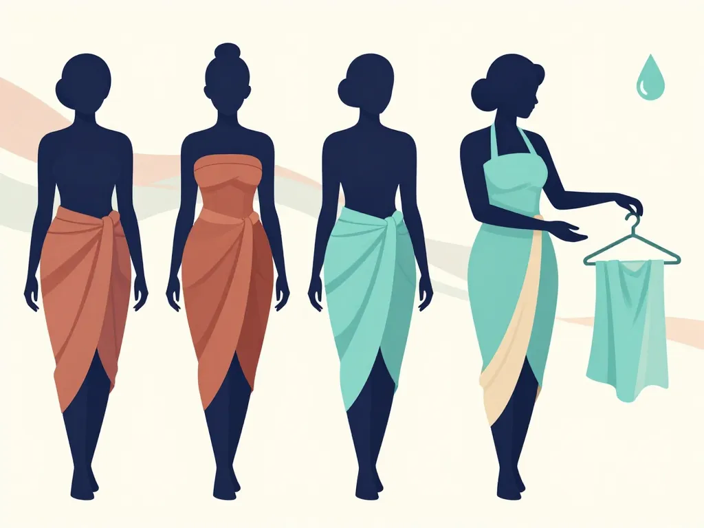 Silhouettes sarong sarong nouages et entretien