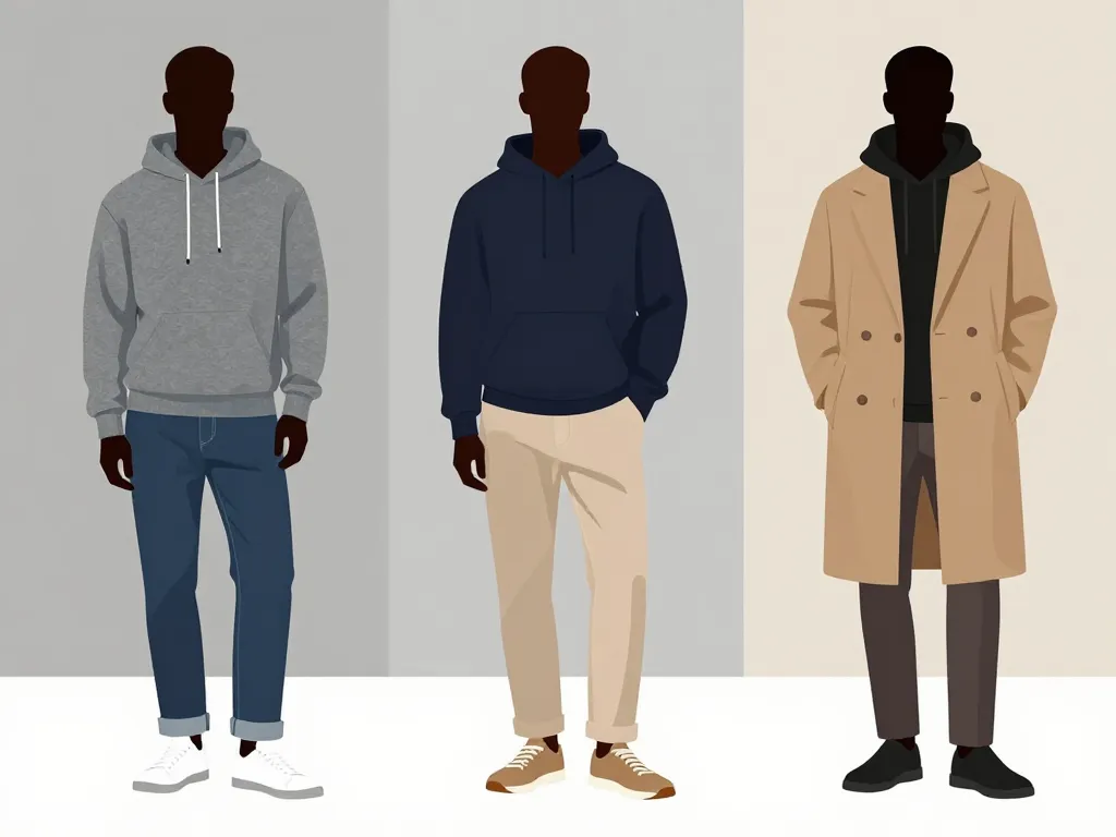 Idees tenues sweat shirt a capuche homme