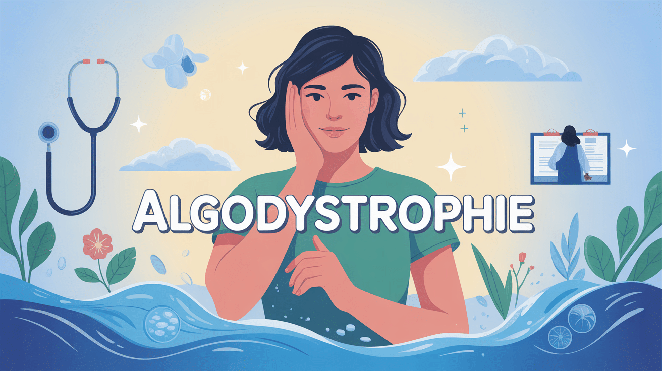 Illustration algodystrophie climat rassurant