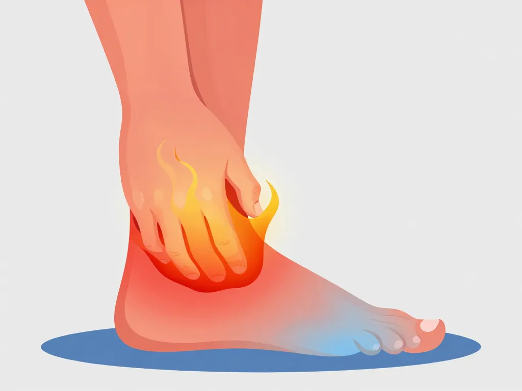 Symptômes algodystrophie main pied visuel
