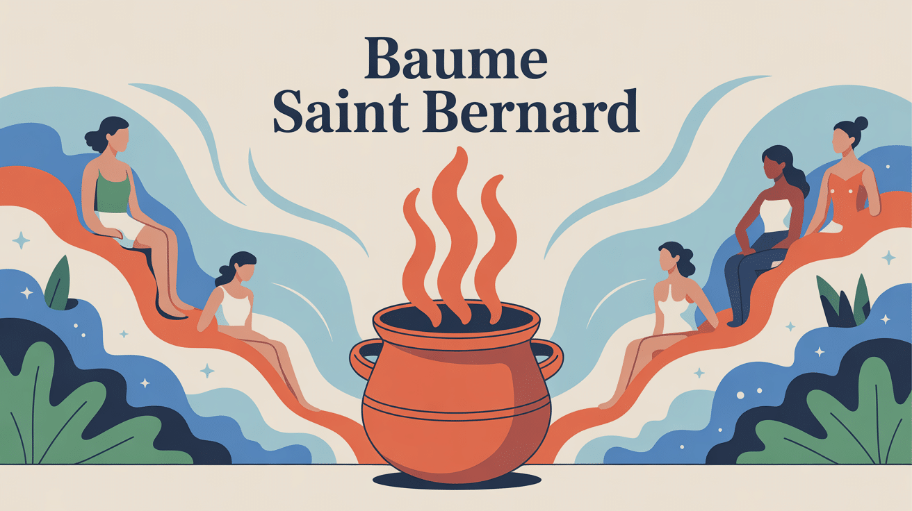 Illustration baume Saint Bernard soulage douleurs muscles et articulations